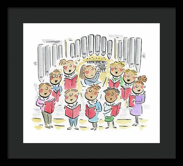 Adam Lay Y Bounden - Framed Print