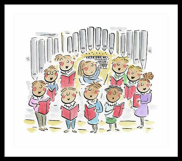 Adam Lay Y Bounden - Framed Print