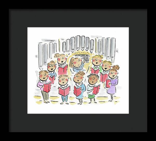 Adam Lay Y Bounden - Framed Print