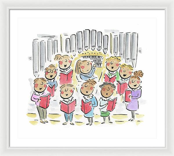 Adam Lay Y Bounden - Framed Print