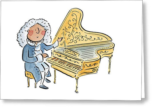 Alberti Bass - Greeting Card