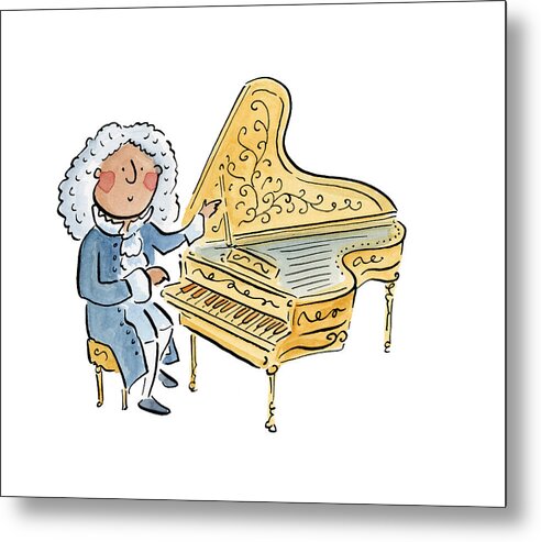 Alberti Bass - Metal Print