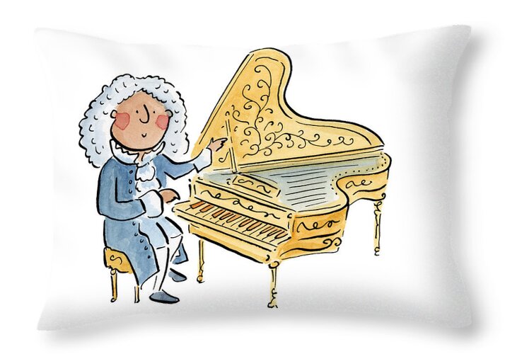 Alberti Bass - Throw Pillow