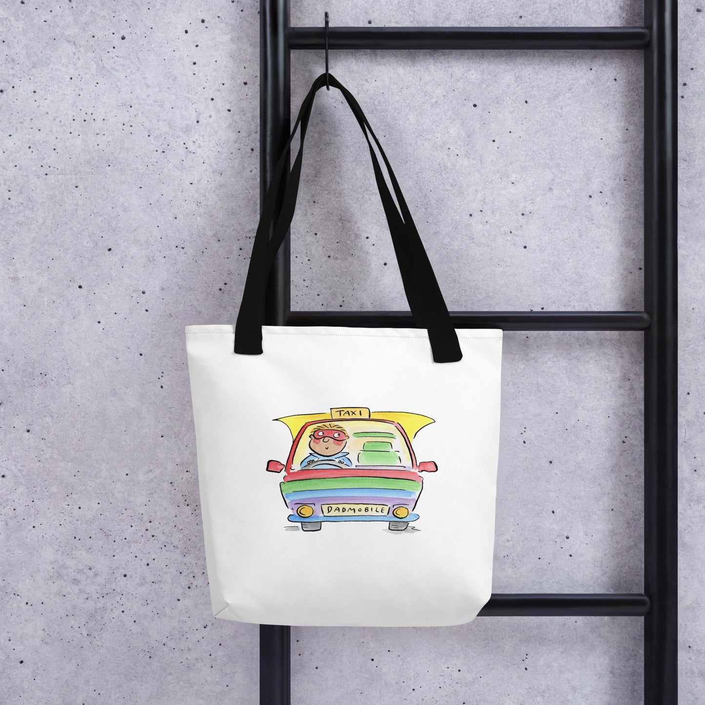 Dadmobile Illustration by Rosie Brooks Tote bag