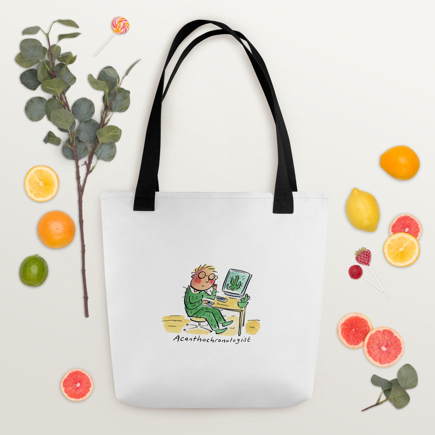 Acanthochronologist Tote bag