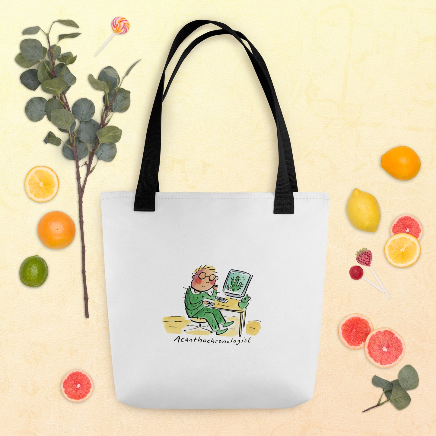 Acanthochronologist Tote bag