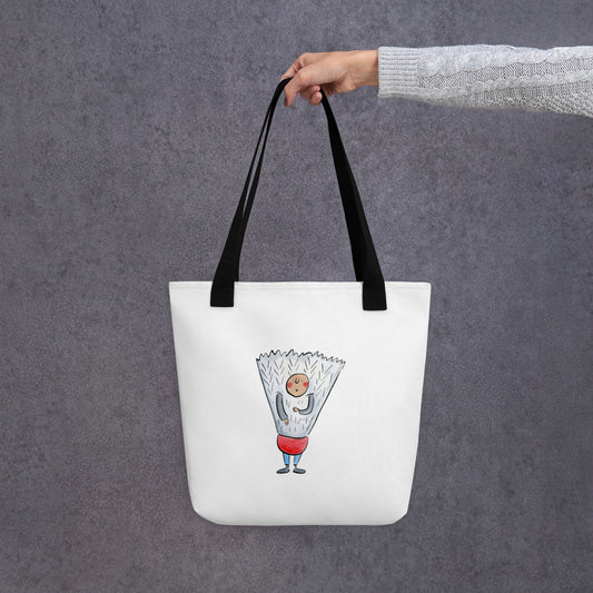 Badminton Shuttlecock Illustration by Rosie Brooks Tote bag