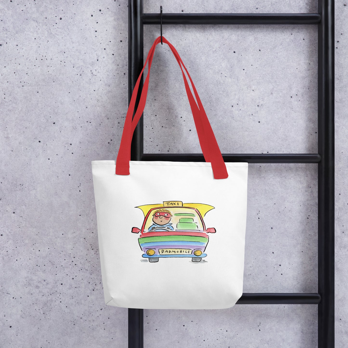 Dadmobile Illustration by Rosie Brooks Tote bag