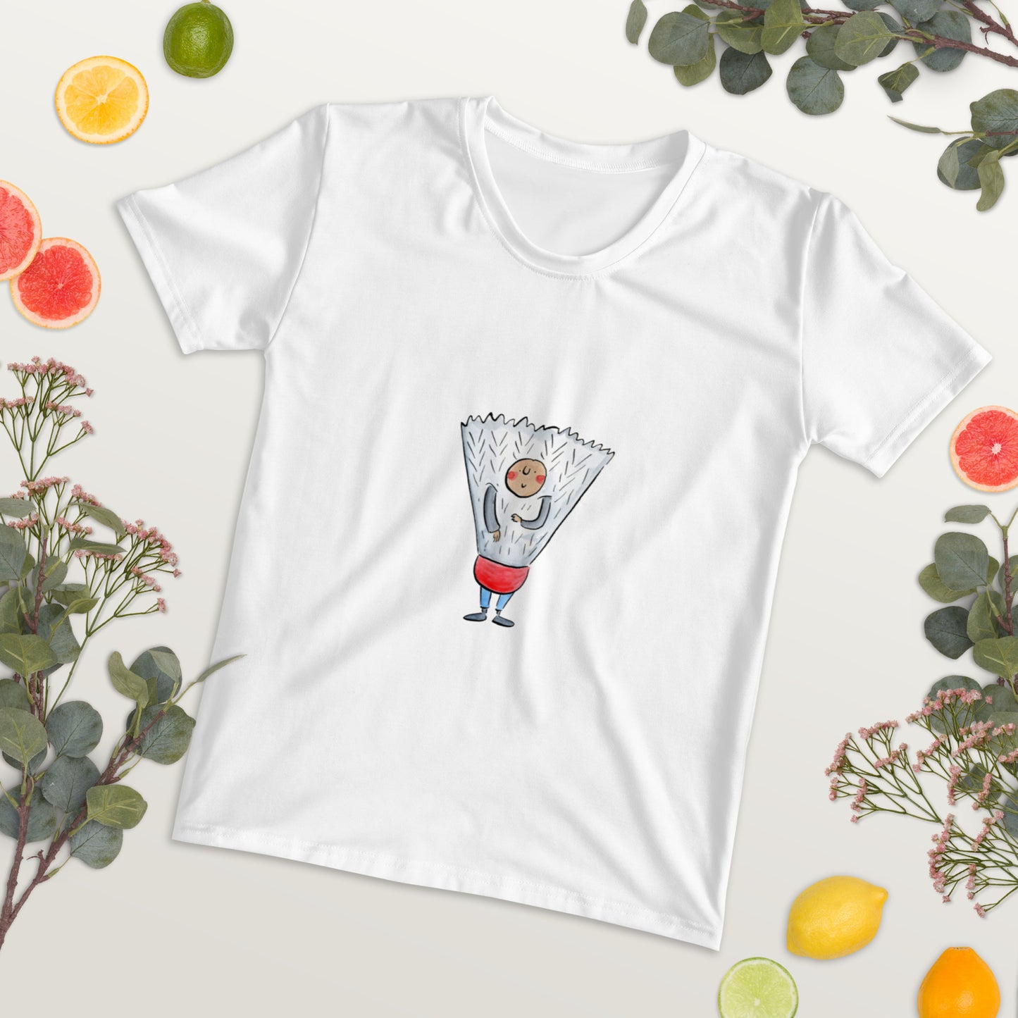 Badminton Shuttlecock Illustration by Rosie Brooks Women's T-shirt