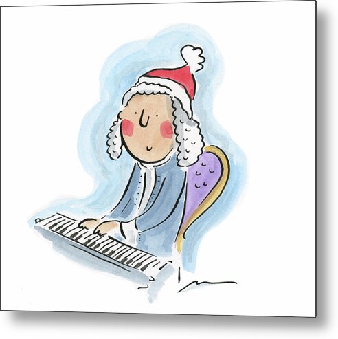 Bach for Christmas - Metal Print
