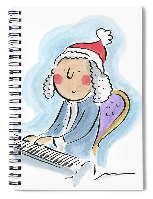 Bach for Christmas - Spiral Notebook