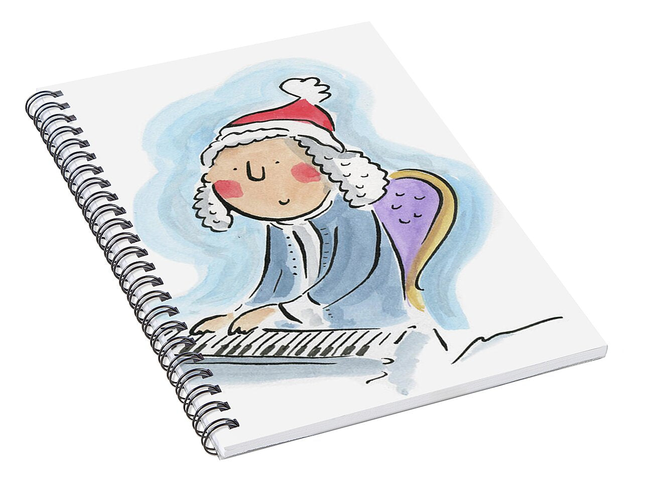 Bach for Christmas - Spiral Notebook