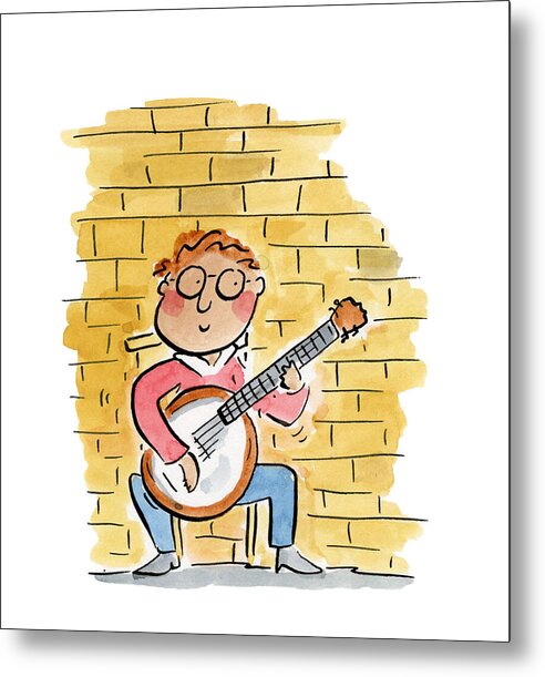 Banjo - Metal Print