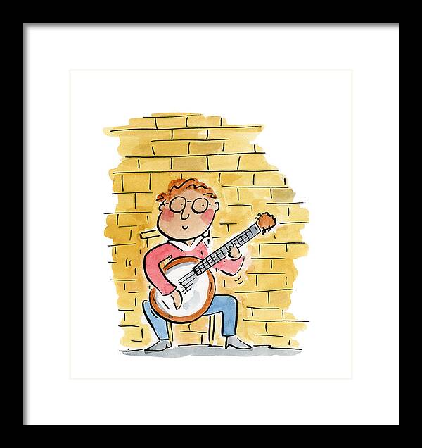Banjo - Framed Print