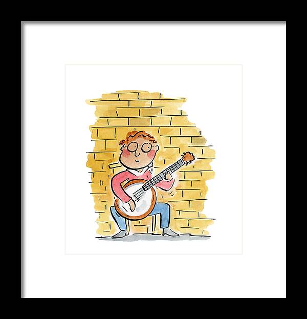 Banjo - Framed Print