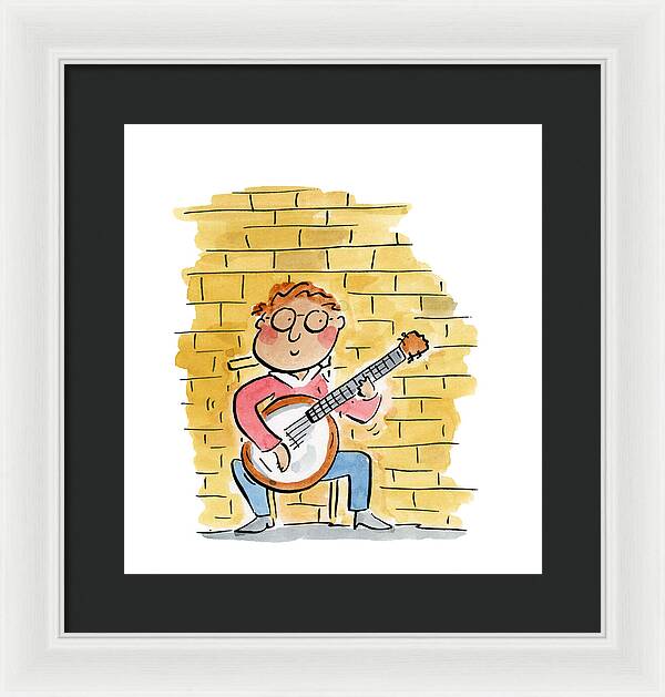 Banjo - Framed Print