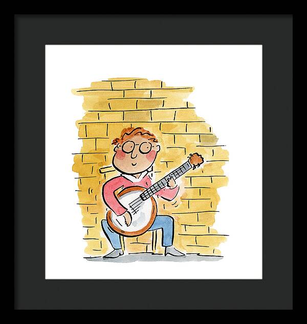 Banjo - Framed Print
