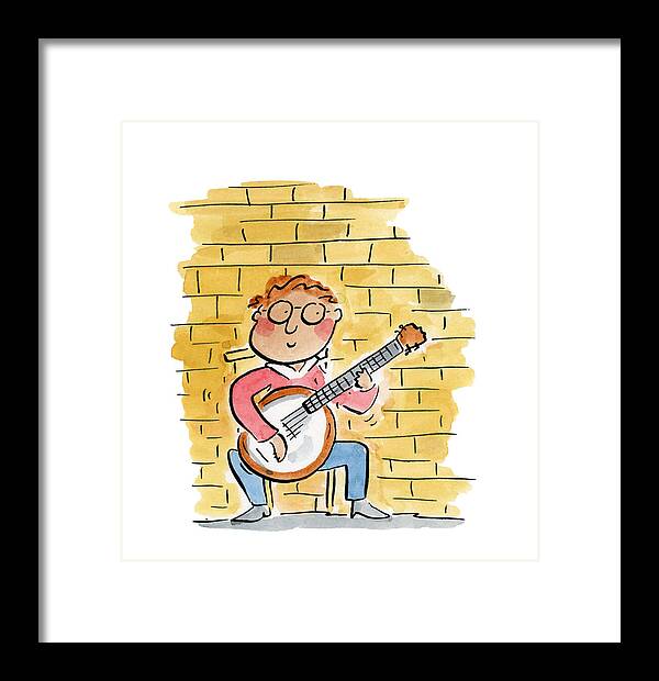 Banjo - Framed Print