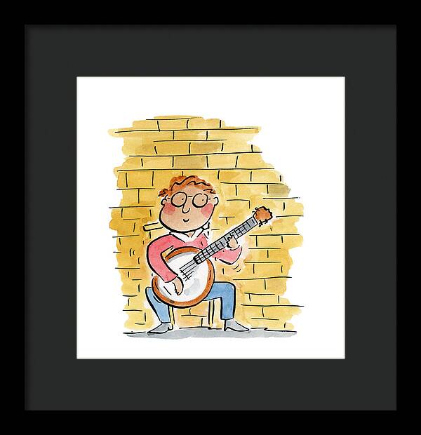 Banjo - Framed Print