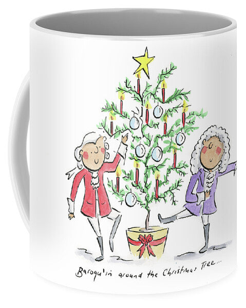 Baroquin around the Christmas Tree - Mug