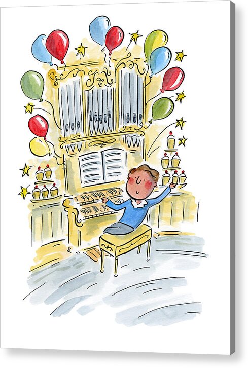 Birthday Organist - Acrylic Print