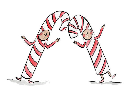 Candy Canes - Art Print