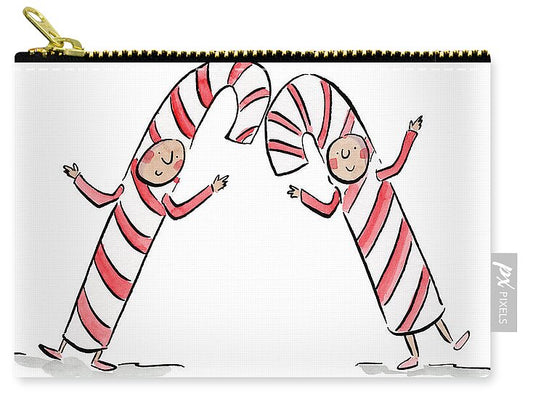 Candy Canes - Zip Pouch