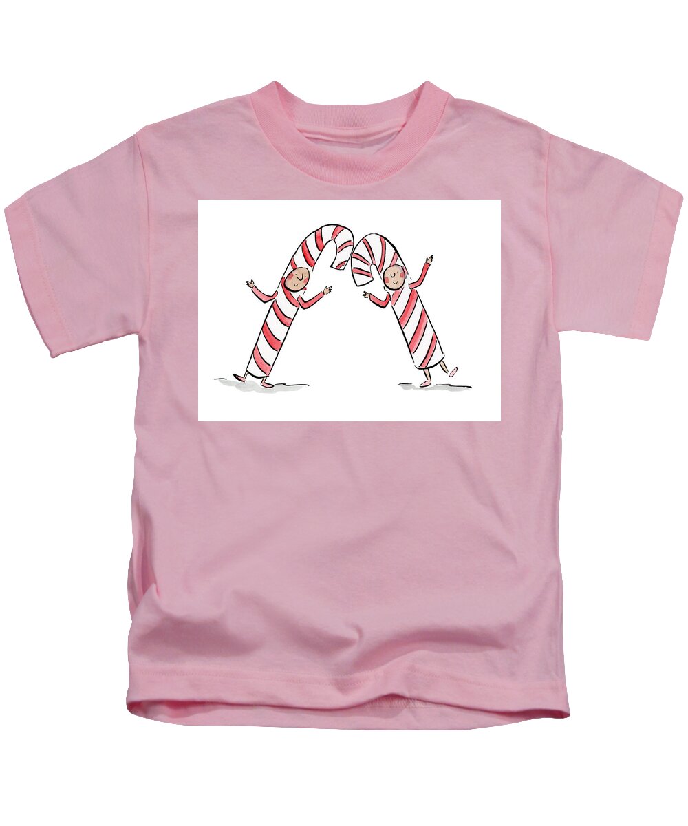 Candy Canes - Kids T-Shirt
