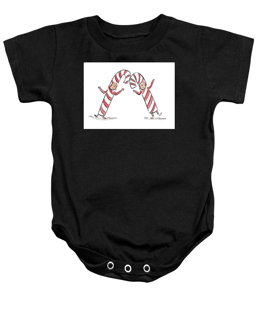 Candy Canes - Baby Onesie