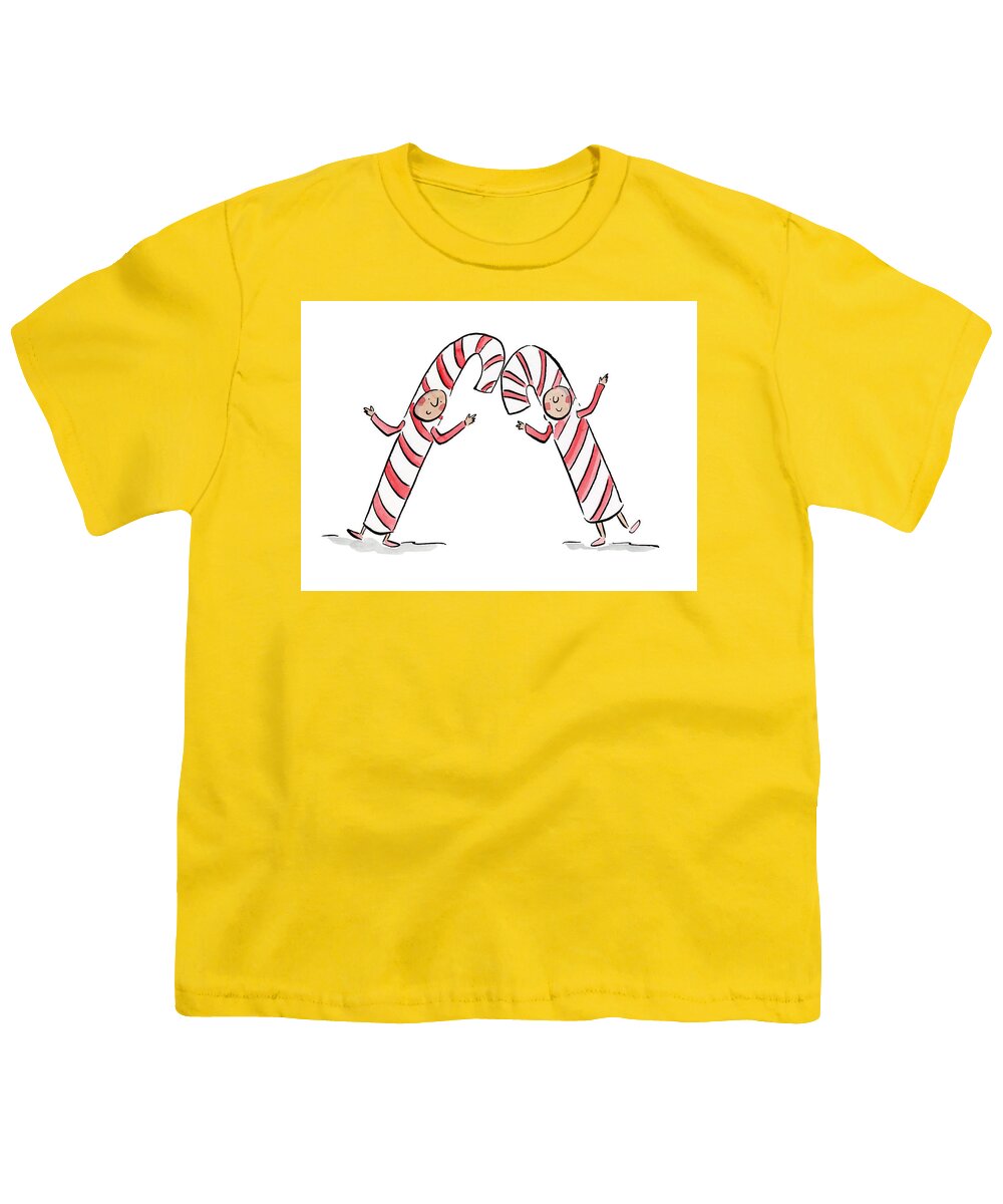 Candy Canes - Youth T-Shirt