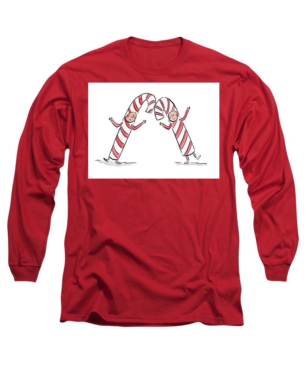 Candy Canes - Long Sleeve T-Shirt
