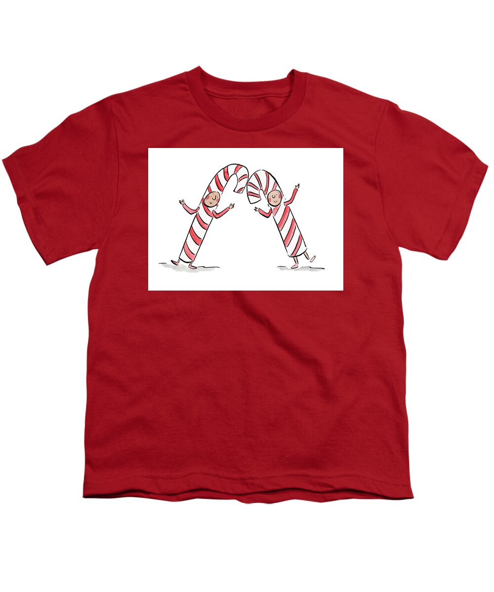 Candy Canes - Youth T-Shirt