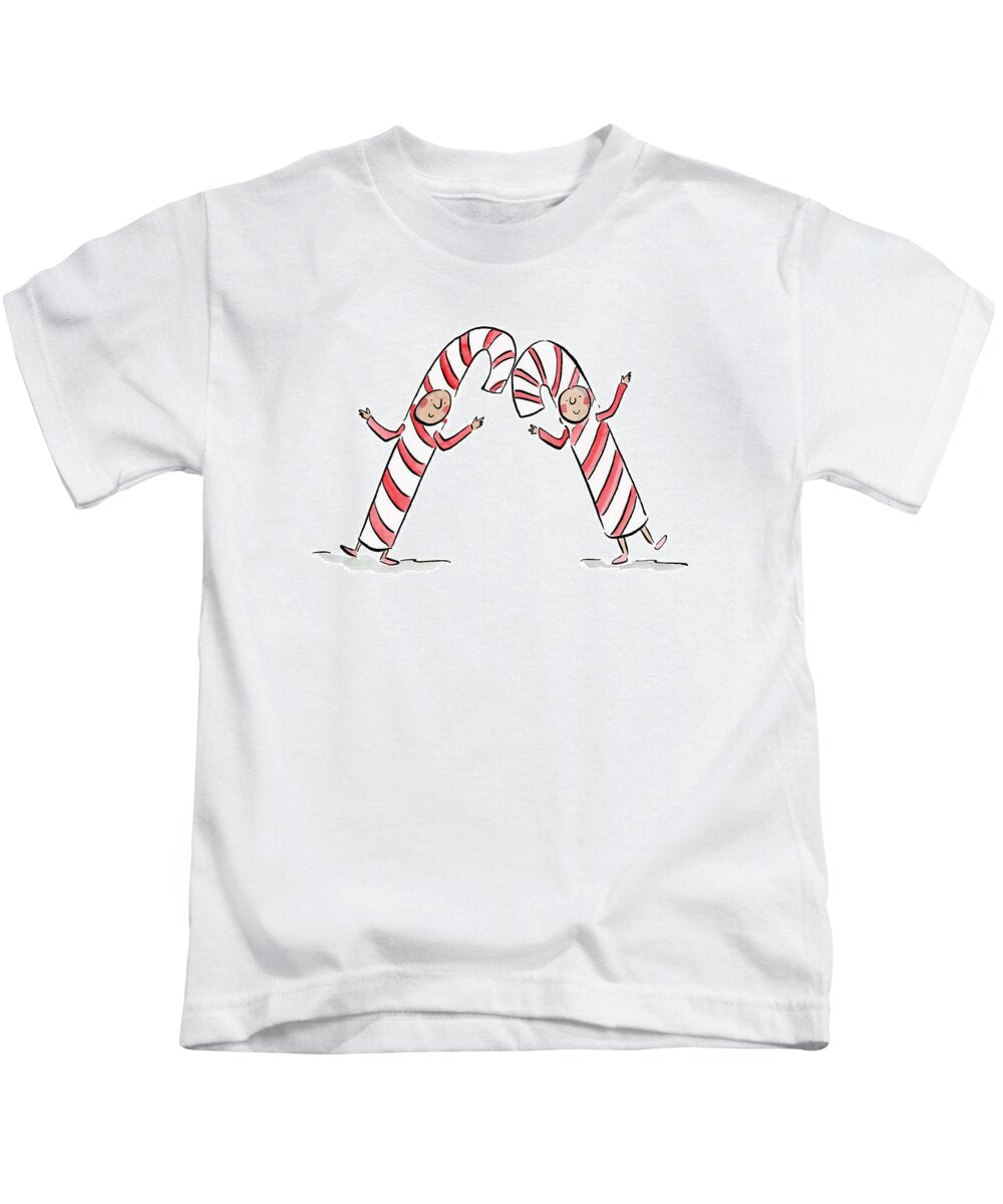 Candy Canes - Kids T-Shirt