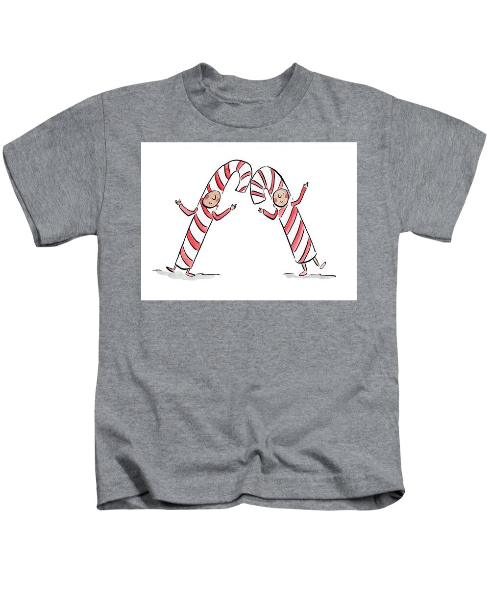 Candy Canes - Kids T-Shirt