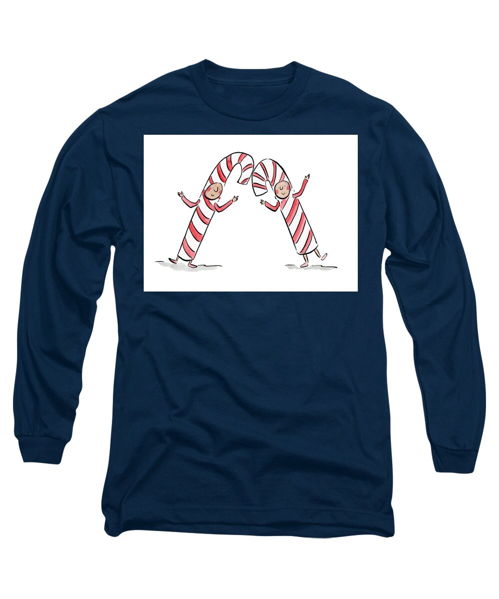 Candy Canes - Long Sleeve T-Shirt
