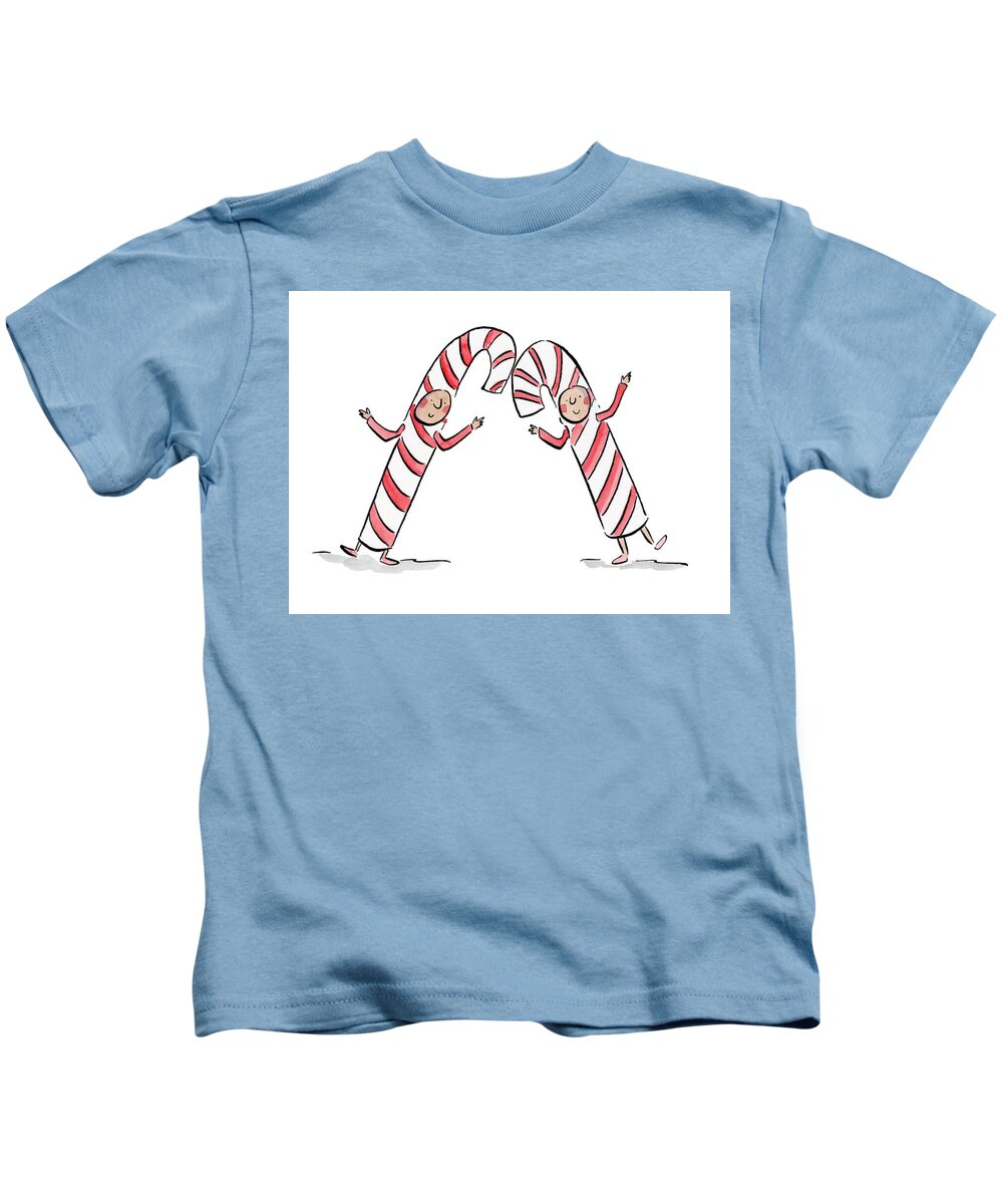 Candy Canes - Kids T-Shirt
