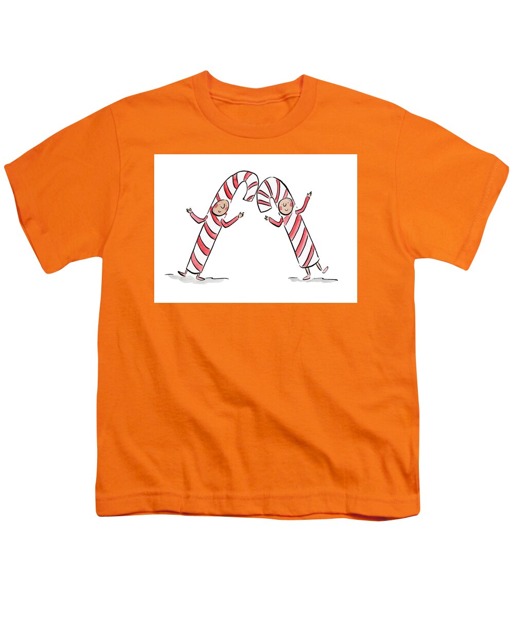 Candy Canes - Youth T-Shirt