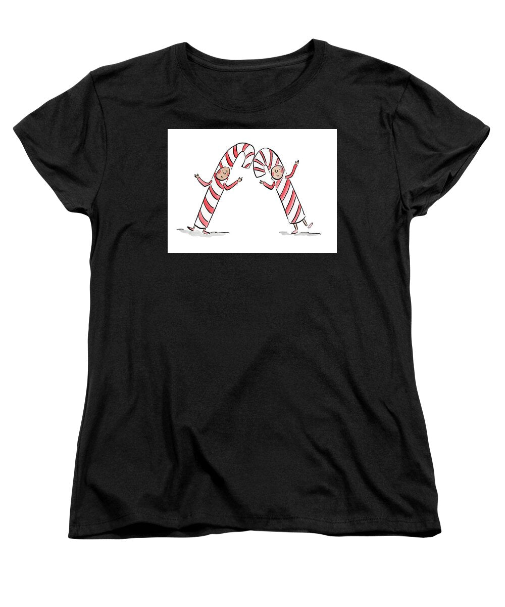 Candy Canes - Women's T-Shirt (Standard Fit)