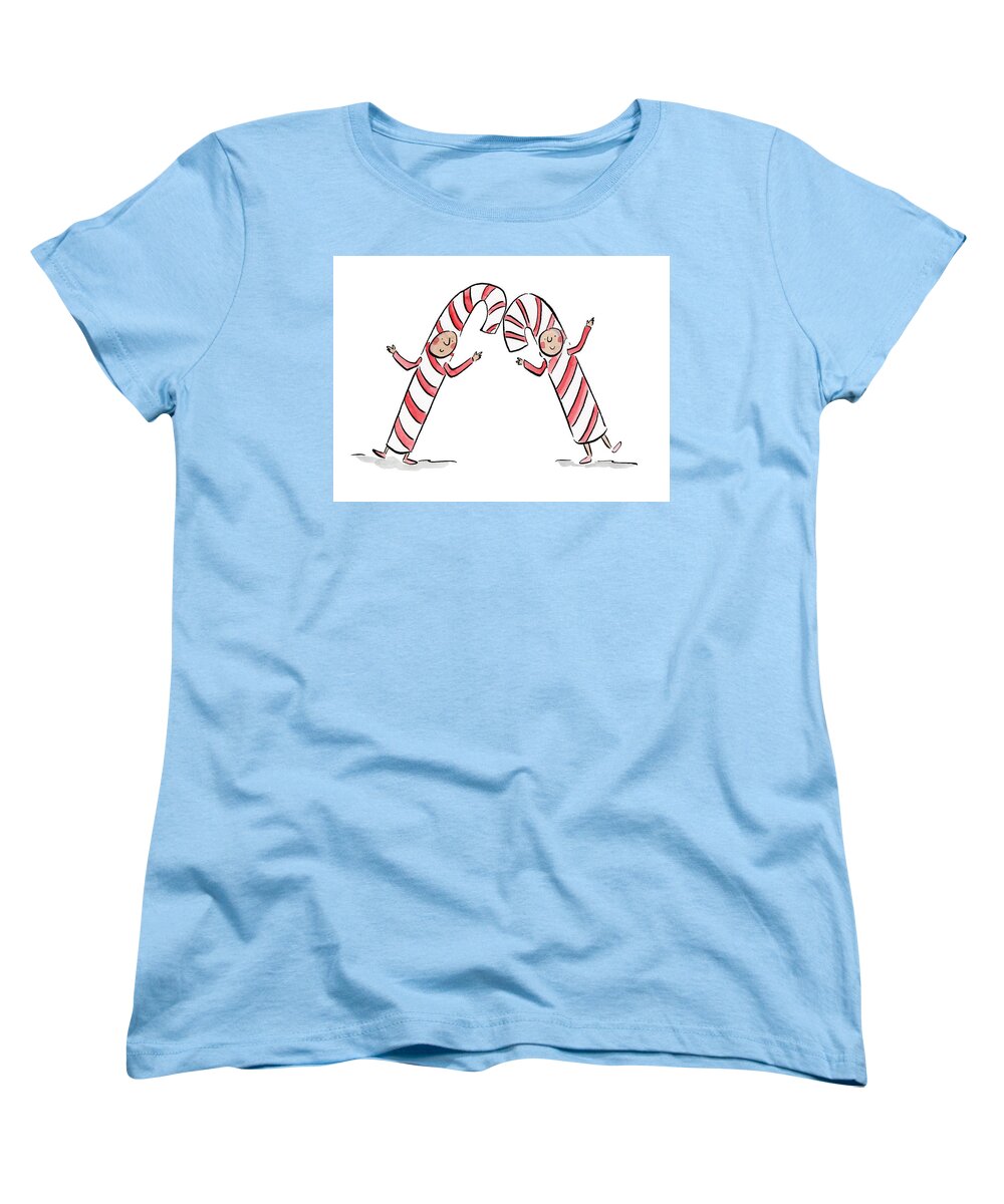 Candy Canes - Women's T-Shirt (Standard Fit)