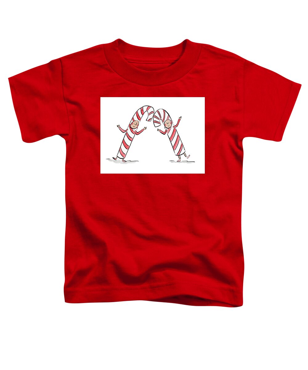 Candy Canes - Toddler T-Shirt