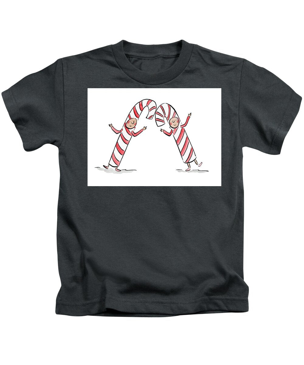 Candy Canes - Kids T-Shirt