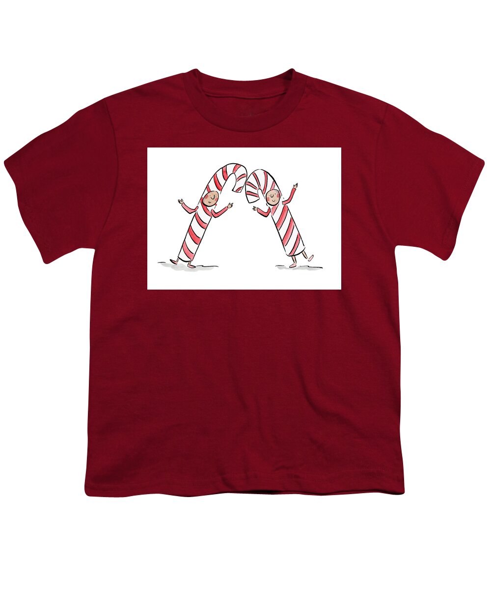 Candy Canes - Youth T-Shirt