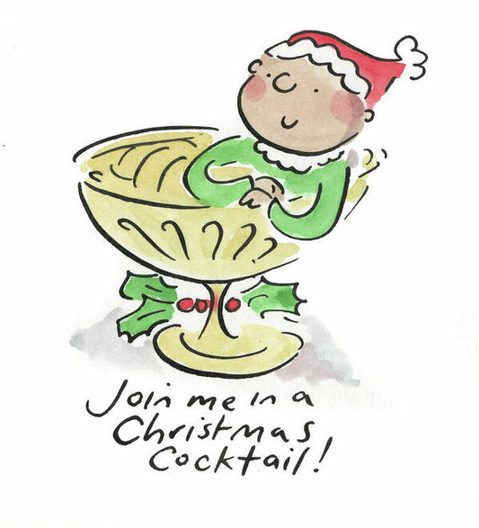 Christmas Cocktail - Art Print
