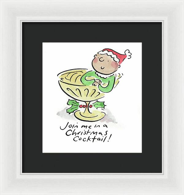 Christmas Cocktail - Framed Print