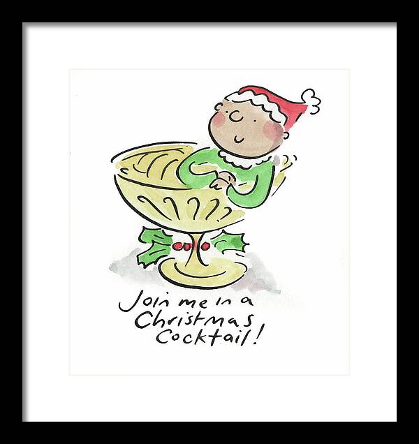 Christmas Cocktail - Framed Print