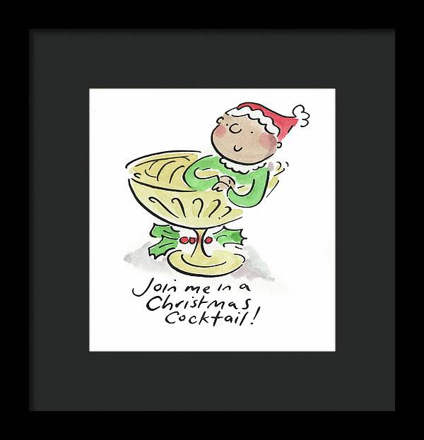 Christmas Cocktail - Framed Print