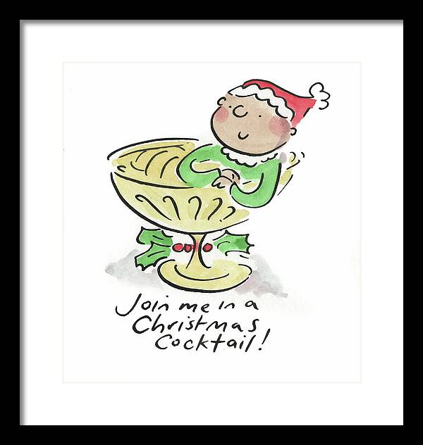 Christmas Cocktail - Framed Print