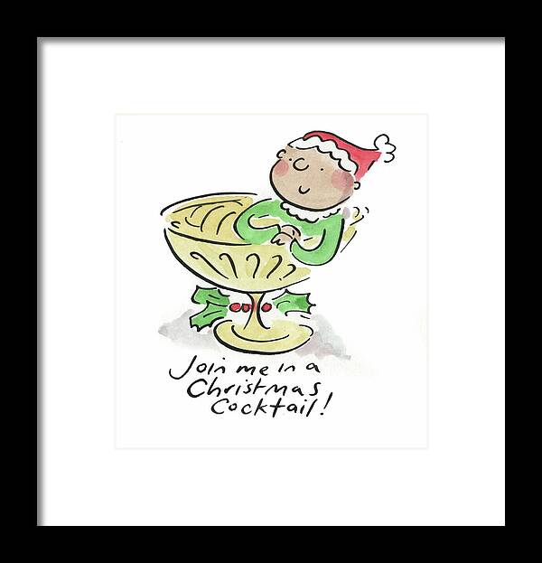 Christmas Cocktail - Framed Print