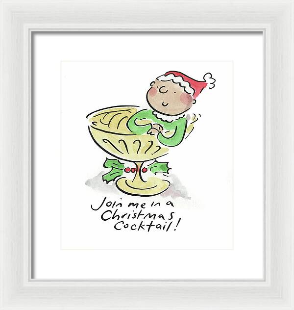 Christmas Cocktail - Framed Print