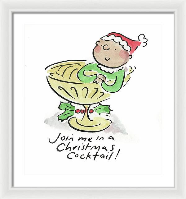 Christmas Cocktail - Framed Print